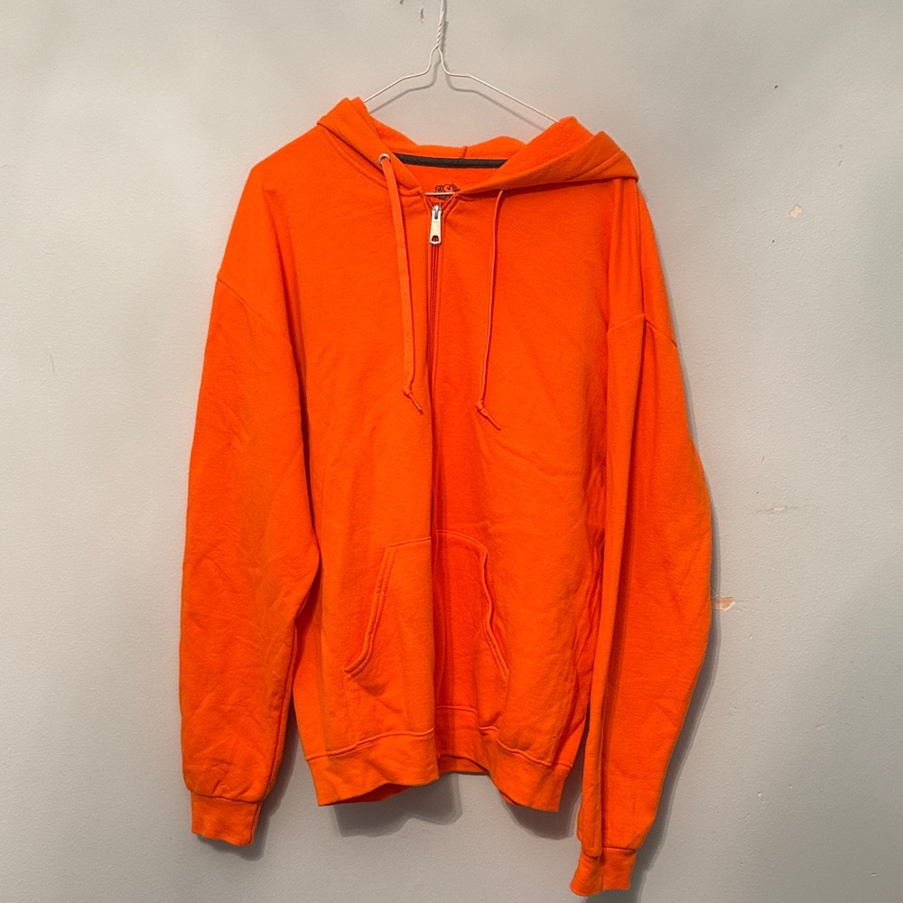 Fruit of the Loom Orange Hoodie